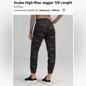 Lululemon high-rise Scuba Jogger - women’s.
